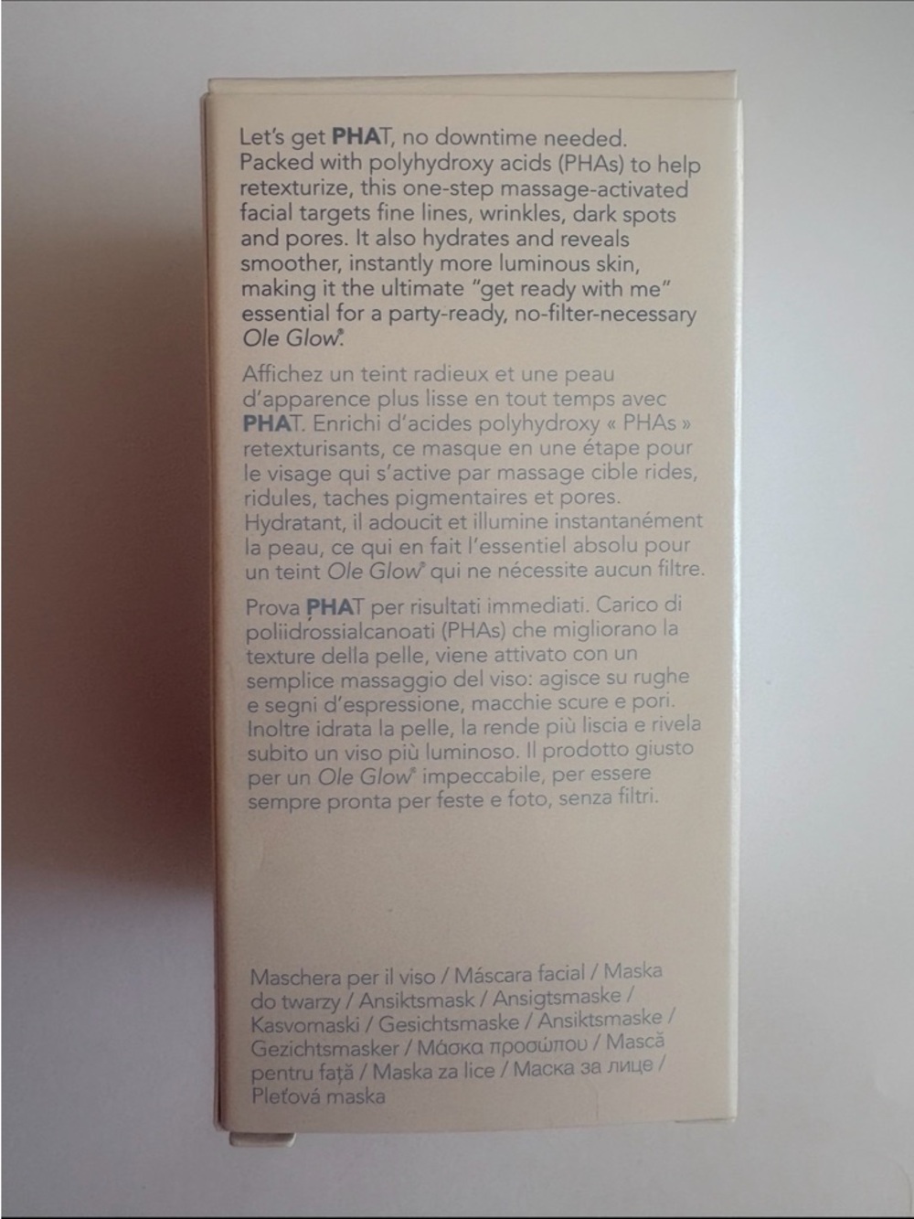 NWT Ole Henriksen Phat Glow Facial Mask Exfoliate, Illuminate & Brighten - Picture 2 of 4